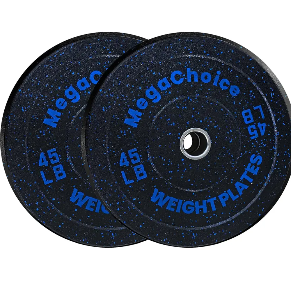 Rubber Olympic Bumper Weights Plates Set,2 In Barbell Plates,2x15LB 2x25LB 2x35LB 2x45LB Barbell Weights for Strength Training Weightlifting