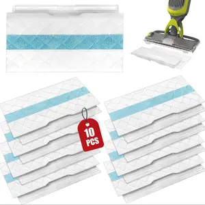 Disposable Hard Floor Dust Mop Pads, 10 Pack Replacement Pads for Shark Vacmop Pro Vm252/vm250/vm200 Models, Part Number Vmp30