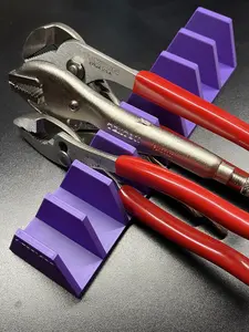 Plier Holders - Magnetic Tool / Toolbox Organization - Needle Nose - Vise Grip - Channel Lock - Garage Organization