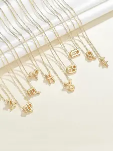 Constellation Pendant Necklace, Constellation Charm Necklace for Women & Girls, Fashion Jewelry for Party, Daily Decor, Trendy All-match & Exquisite Jewelry for Birthday Gift
