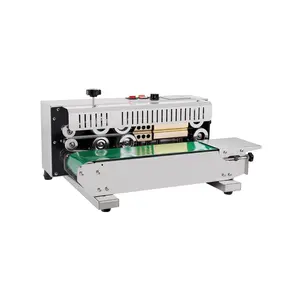 fathersdaygift VEVOR Continuous Bag Band Sealing Machine, 0.24-0.47 in/6-12 mm Seal Width, Horizontal Band Sealer Machine with Digital Temperature Control, Stainless Steel Bag Sealer for 0.02-0.8 mm Plastic Bag Film