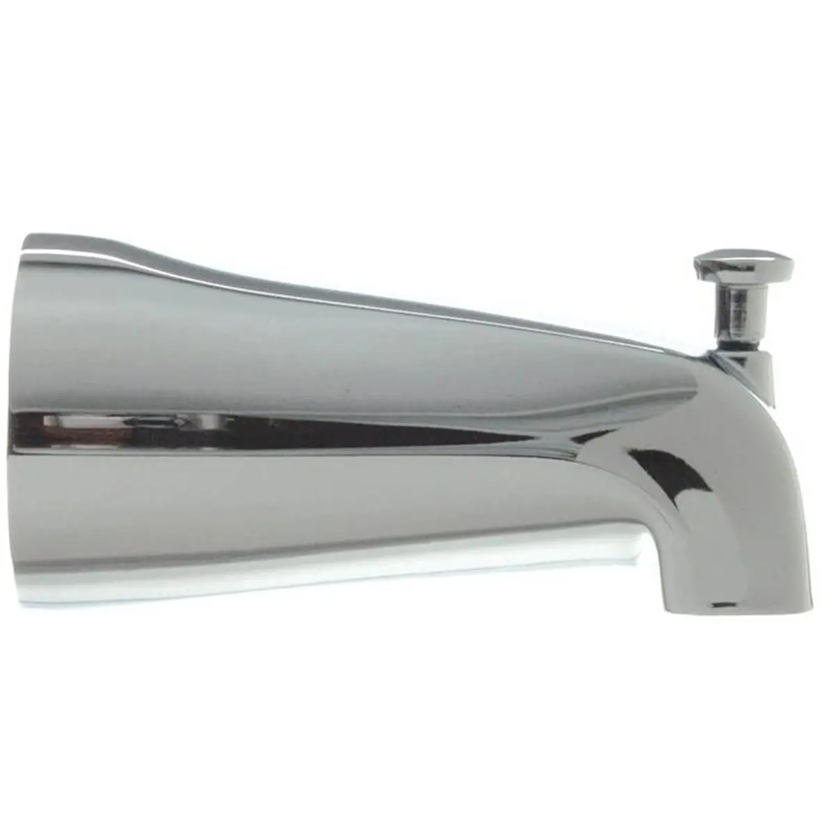 212 MAIN Metal Tub Spout with 0.5 Slip Rear Connect & Divert, Bathroom Faucet with Chrome Finish