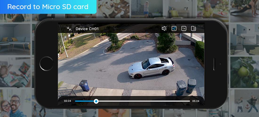 Reolink 2K 4MP Wifi Security Camera with Solar Panel, Motion Spotlight, Argus 3 Pro