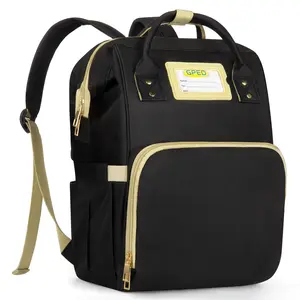 Multi-Function Diaper Bag Backpack for Baby,travel diaper tote Insulated 3 Bottle Pockets Large Capacity 7 Compartments Stroller Clips Waterproof Ideal for Parents travel essential, Unisex Backpack baby bag  with USB