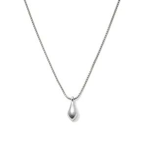Kendra Scott Quincy Pendant Necklace Rhodium Over Brass Spring Ring Clasp
