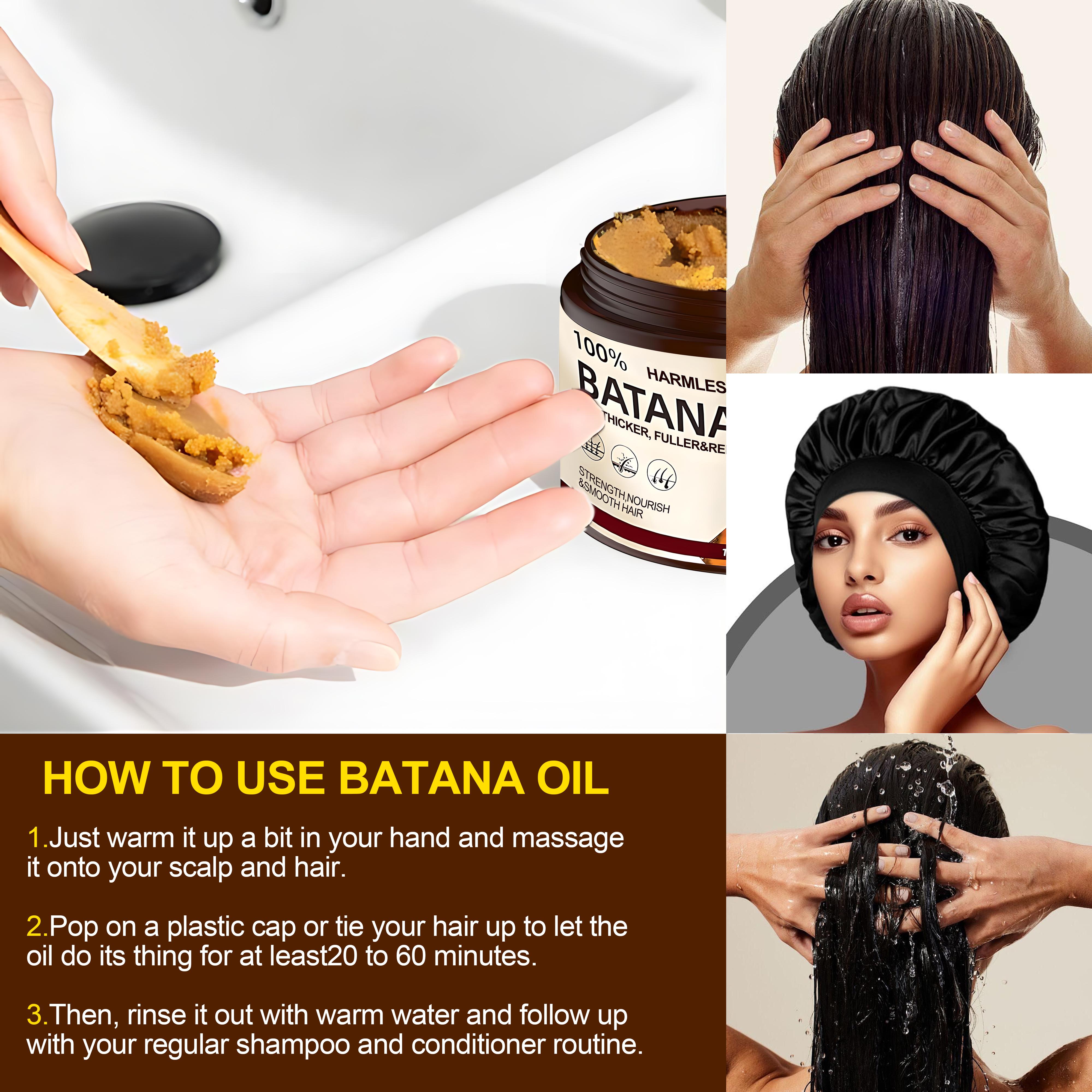 Raw Batana Oil for Hair Growth Hair Growth Serum - Organic Unrefined Batana Oil for Nourishing and Supporting Healthy Hair and Scalp Haircare Solution Haircare Biotin Smooth Thicker Fuller Hair Hydrate Moisturizing Moisturizer Summer Vibes
