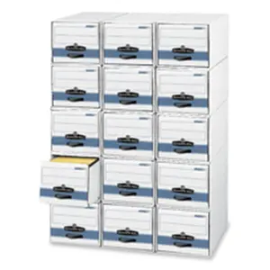 212 MAIN Stor-Drawer Plus File Cabinet - Stackable Cabinet Storage, 6-CT, Steel Frame, 12.25in x 23.50in x 10.38in, Tall-Stacking WE-BE Commercial Office Furniture