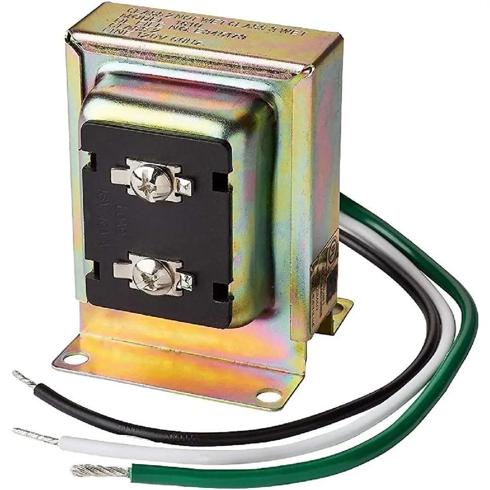 Newhouse Hardware 16TR Wired Doorbell Transformer - 16 VAC/10 VA Power Supply, 2-Tone, UL Certified, Quick Easy Old-Fashioned Setup, Screw Down, Threaded Connector, Not Compatible with Ring Pro, Assorted, Two Tone