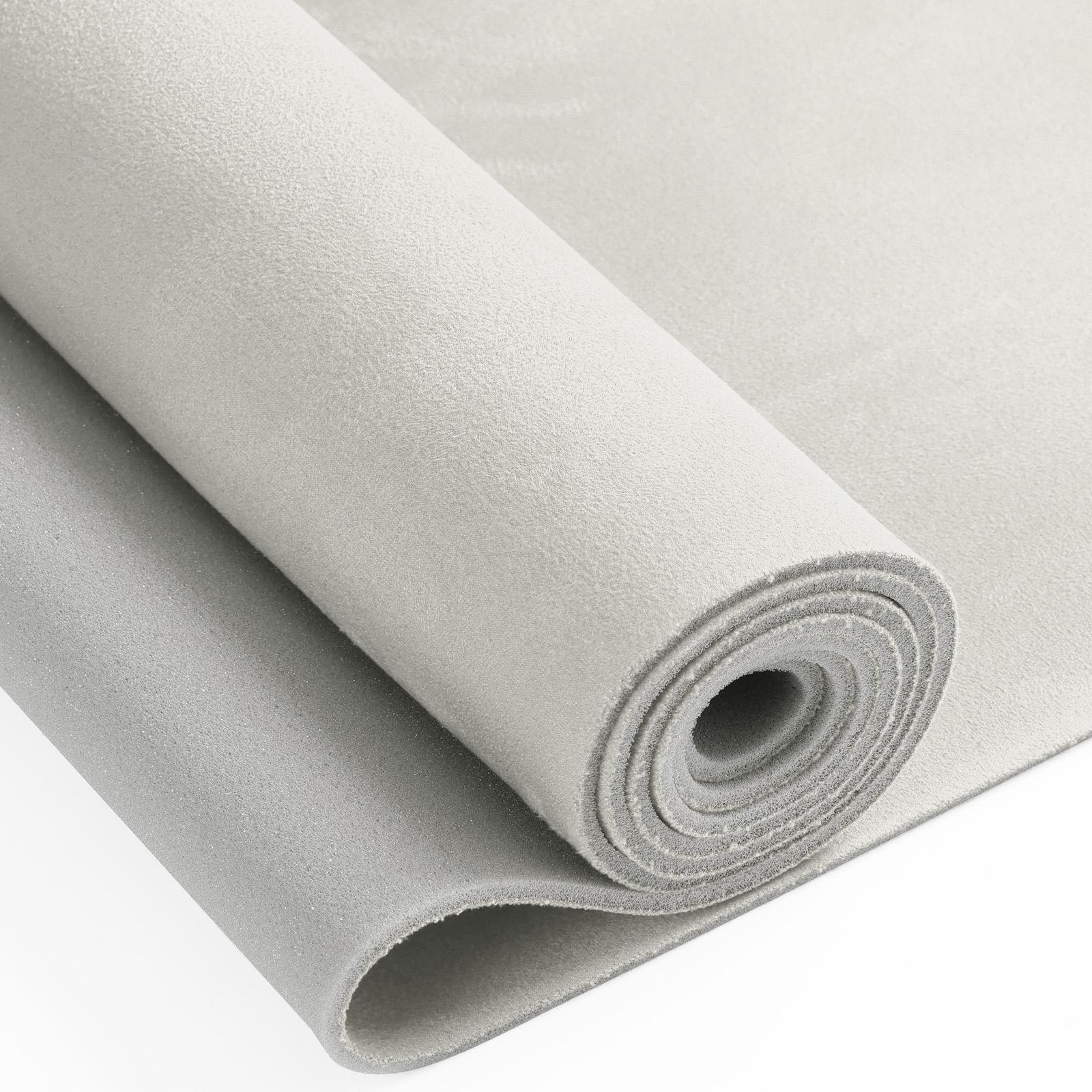 Suede Headliner 3mm Foam Fabric By Yard Ceiling with Backing Synthetic Upholstery Auto Car Roof Door Panels Liner Repair Replacement Boat Interior Refurbishment Renovation Trunk Dashboard  Durable Material