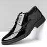 Men's High-End Business Leather Shoes, Tie-Up Carved Design Formal Wedding Shoes, Casual Work Party Meeting Wear, Business Style Shoes, Office Shoes, Formal Dress Shoes, Office Footwear