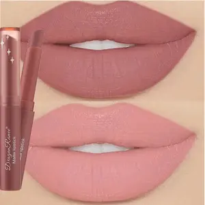 Nude Matte Lipstick Waterproof Lip Sticks Not Fading Sexy Red Velvet Lipsticks for Women Make Up Long Lasting Lip Cosmetics