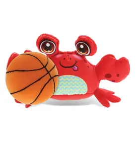 PLUSH BUDDIES - CRAB WITH BASKETBALL PLUSH
