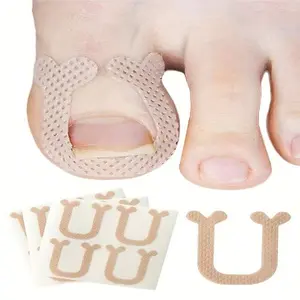 U-Shaped Orthotic Toe Pad for Physical Stretching & Toenail Deformity Correction Patch, Nail Care Patches, Available in 20/40/60 Pieces