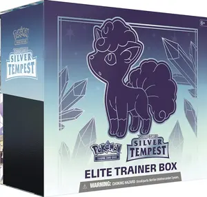 SEALED Pokemon Sword & Shield Silver Tempest Elite Trainer Box