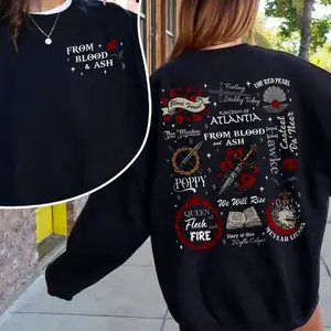 Blood and Ash Fan T-Shirt/Sweatshirt/Hoodie, We Will Rise Shirt, Gift for Book Lover Tops