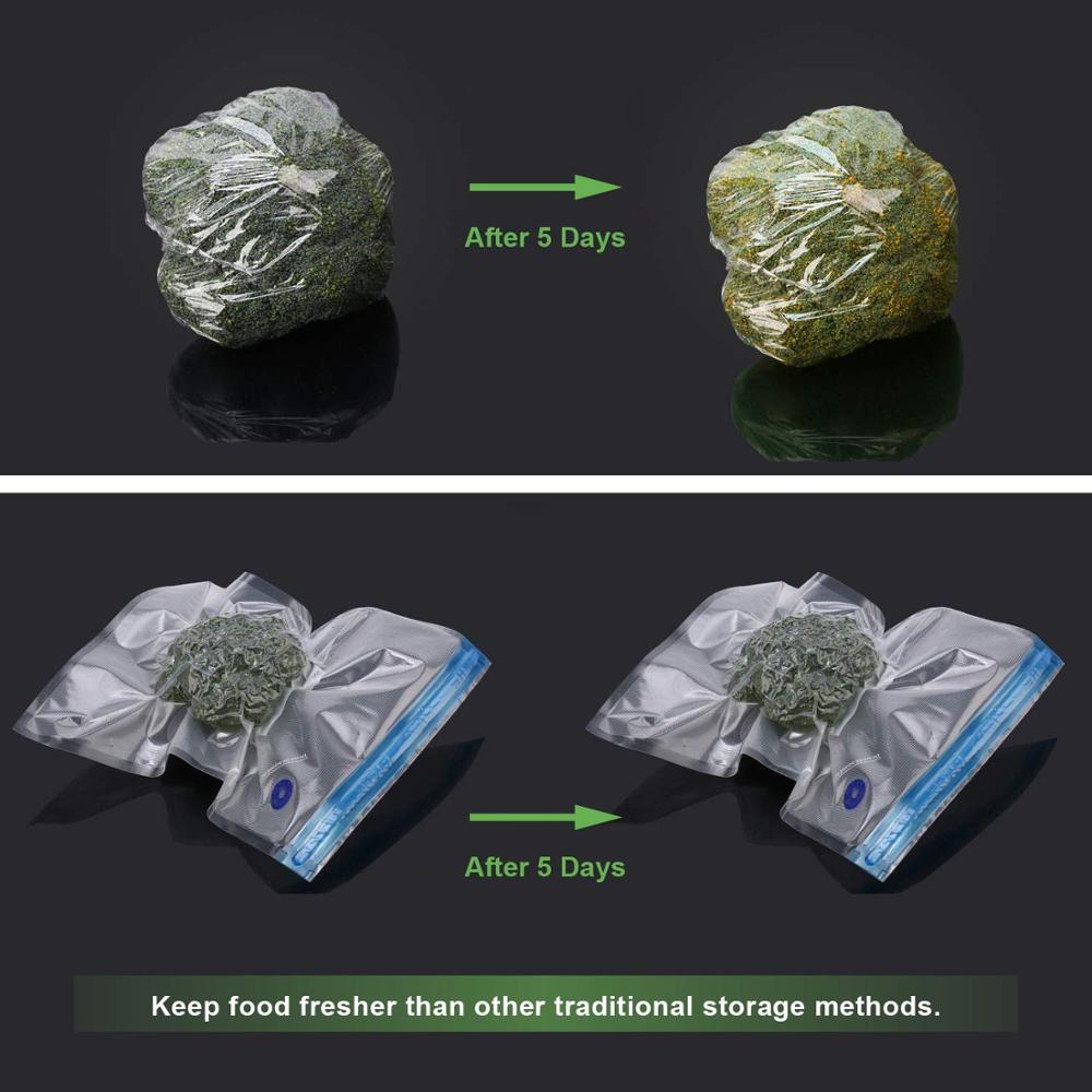 Keep Food Fresh Longer! Vacuum Composite Packaging Bags – Airtight, Leak-Proof & Reusable for Meal Prep & Sous Vide