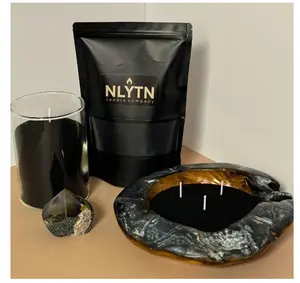 Candle 16 Oz - Unscented Non-Toxic Smoke-Free Paraben-Free Long Lasting Pearl Bead Candle - Candle Sand Beads with 20 Disposable Wicks Lasting