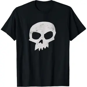 Skull Graphic Tee for Edgy Style Enthusiasts