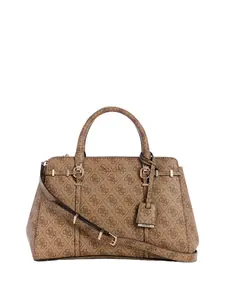 GUESS Female Leona Logo Handbag