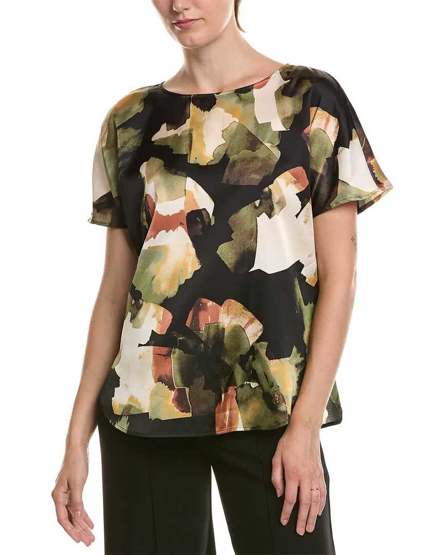 Anne Klein Petite Bateau Neck Top