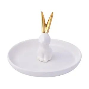 Shop LC Body with Gold Ear  Design Ceramic Jewelry Holder Birthday Gifts