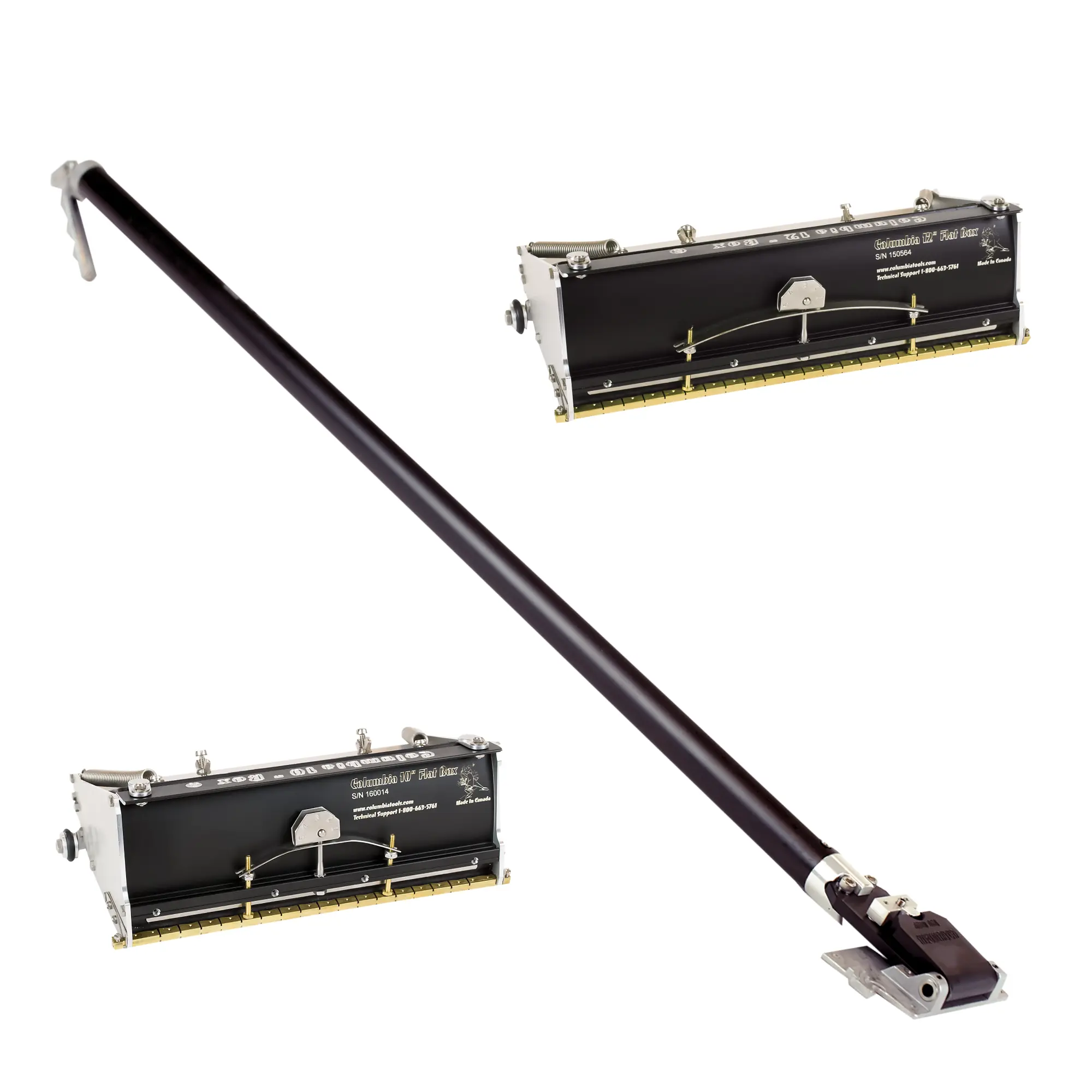 Columbia Flat Finishing Boxes with Fixed Handle | Professional Drywall Finishing