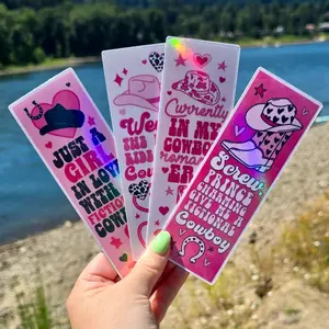 Bundle of Cowboy Romance Bookmarks - 4 Pack Fully laminated perfect