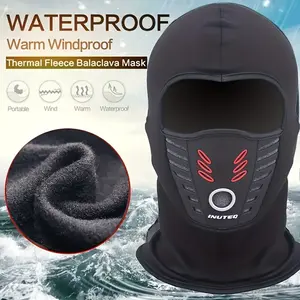Warm Weather-Resistant Tactical Winter Balaclava Mask, Hooded Ski Mask For Winter Sports & Outdoor Games Windproof Weatherproof Fleece
