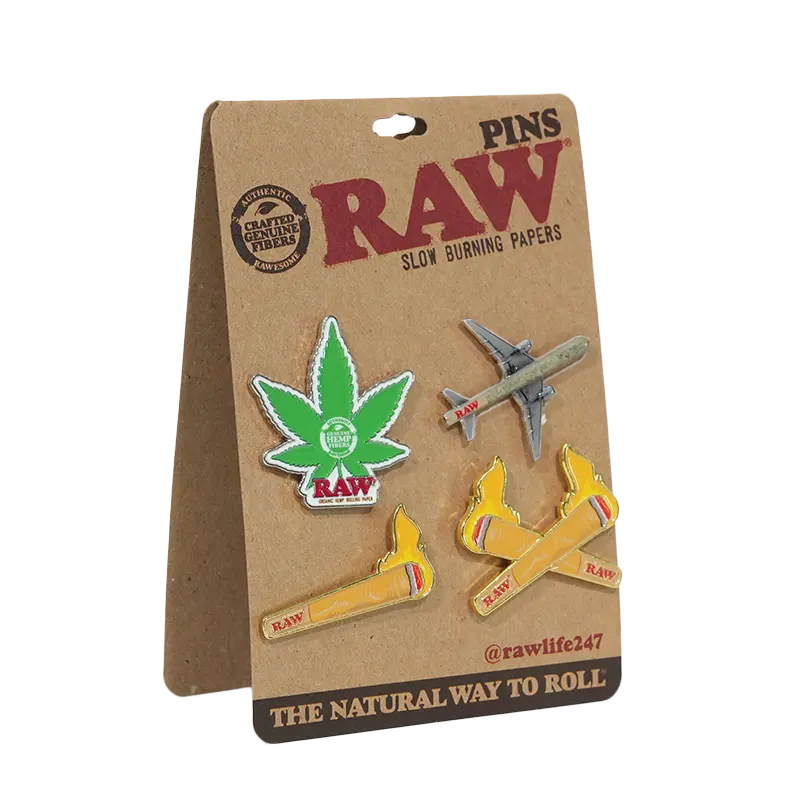 Raw Classic Badge Pin Set