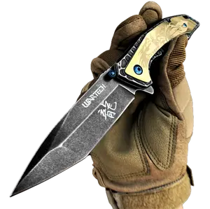 8" Folding Pocket Knife Hunting Outdoor Survival Gear Outdoor Camping Hunting Kit Durable 3cr13 EDC Compact, Sharp Full Edge Outdoor Activity