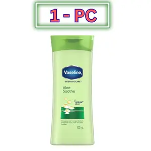 Vaseline 100ml Body Lotion – Aloe Soothe, Cocoa Radiant, Deep Restore & Advanced Strength – Daily Moisturizing Skin Care Lotion