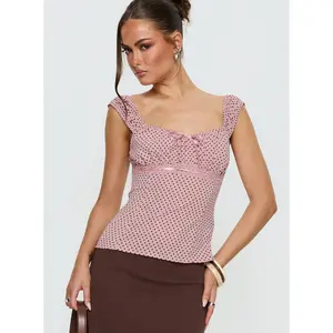 Garconne Top Pink Polka