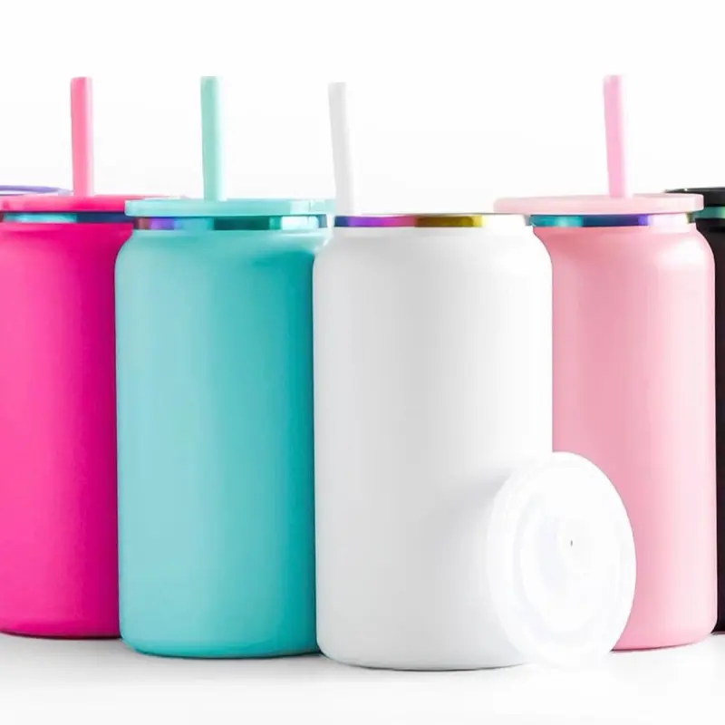 FREE WRAP! 15oz Matte Stainless Steel Cups - Customizable Wrap Option Included