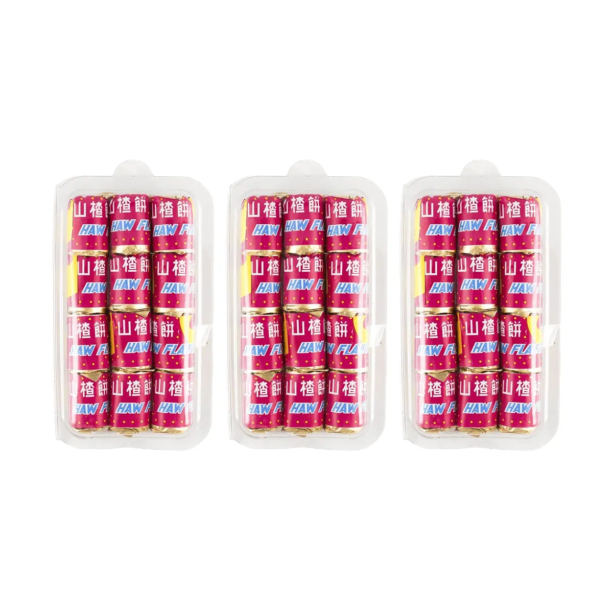 HEXING Qingdao Hawthorn Slices 3 Pack - 276g Each, Sweet & Sour Fruit Snack, Healthy Chinese Traditional Snack