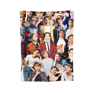 Jace Norman Blanket Soft Flannel Blanket for Sofa Bed Warm Lightweight for Boys Girls Adults 50 Inch X 40 Inch