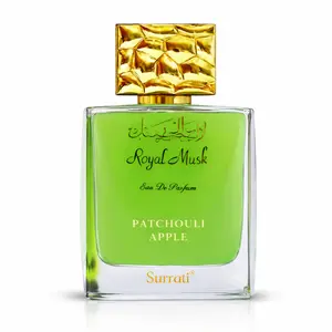 Patchouli Apple Royal Musk by Surrati - 100 ml Perfume Spray- Modern Fruity Fresh Long-Lasting Fragrance Spray for Daily Use, Elegant Fresh Scent