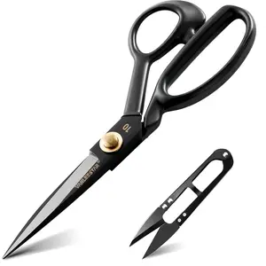 Left-Handed Fabric  - 10.5 Inch(26.8CM) Dressmaker Shears - Professional Grade Dressmaker Shears, Sharpest Sewing  for Denim, Leather, Sewing, Embroidery and Crafts, etc