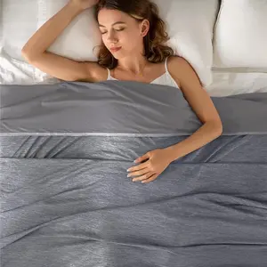 Cooling Blanket(90"x108"King Size) for Night Sweats Absorbs Heat to Keep Adults Cool on Warm Nights, Q-Max 0.5 Cooling for Hot Sleepers,-Cool Lightweight Blanket for Bed