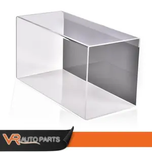 Acrylic Wall Mount Horizontal Boxing Glove Display Case - Full Size, UV-Protecting, Adjustable Acrylic Shelf for Garage, Bathroom Storage; Horizontal Rack for Automotive & Motorcycle Exterior Decoration