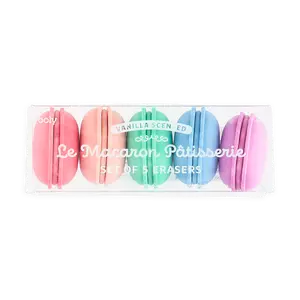 Le Macaron Pâtisserie Scented Erasers - Set of 5