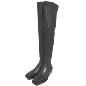 Pre-owned BOTTEGA VENETA Lambskin Small Leather Goods Stretch Nappa Long Boots