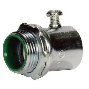 Morris Products 14891 0.75 in. EMT Set Screw Connectors - Steel - Insulated Throat