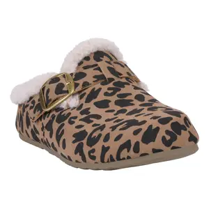 GC Shoes Women's Maylis Leopard Flat