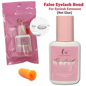 Lash Glue Accelerator 15ML, Long-Lasting Adhesive, Fast Drying Lash Extension Glue, Alcohol-Free Formula, Fresh Strawberry Scent