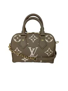 Pre-owned Louis Vuitton leather Crossbody Bags Speedy Bandouliere 20 Bicolor Monogram Empriente Crossbody Bag
