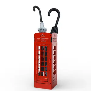 Mango Steam Telephone Booth Umbrella Stand for Entryway & Living Room Telephone Booth