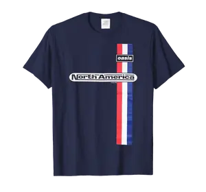 Oasis Band Tee Oasis North American Tour 1996 T-Shirt