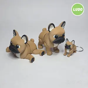French Bulldog – Articulated Keychain & XL Buddy