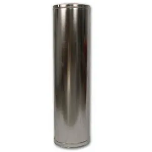 Superior 48-12DM 12 x 48 in. Stainless Steel Wood Burning Chimney Pipe