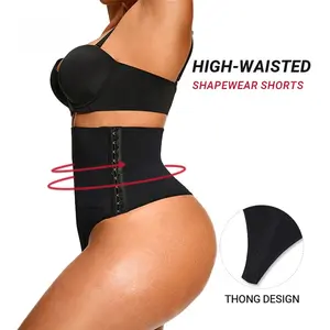 VVL Holiday Haul High Waisted Tummy Control Thong Shapewear Shorts for Women - Comfortable and Breathable Butt Lifting Body Shaper Seamless Girdles Under Dress